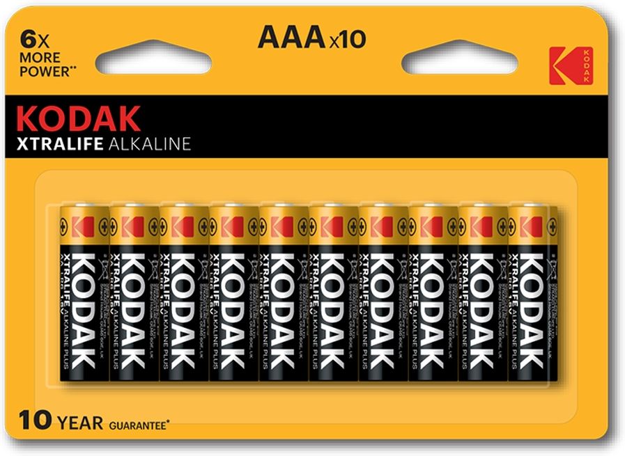 Изображение товара Алкалиновые батарейки Kodak CR2032/AAA, 10 шт.
