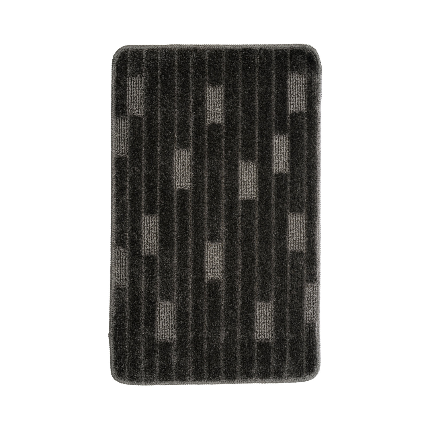 Изображение товара Коврик для ванной комнаты Fora TWISTER BLACK 50x80 см практичный и стильный