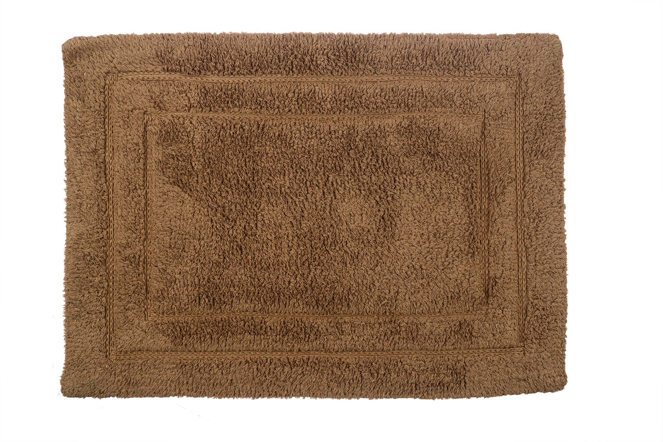Изображение товара Коврик для ванной Fora Классика одинарный капучино 50x70 см текстильный из биохлопка