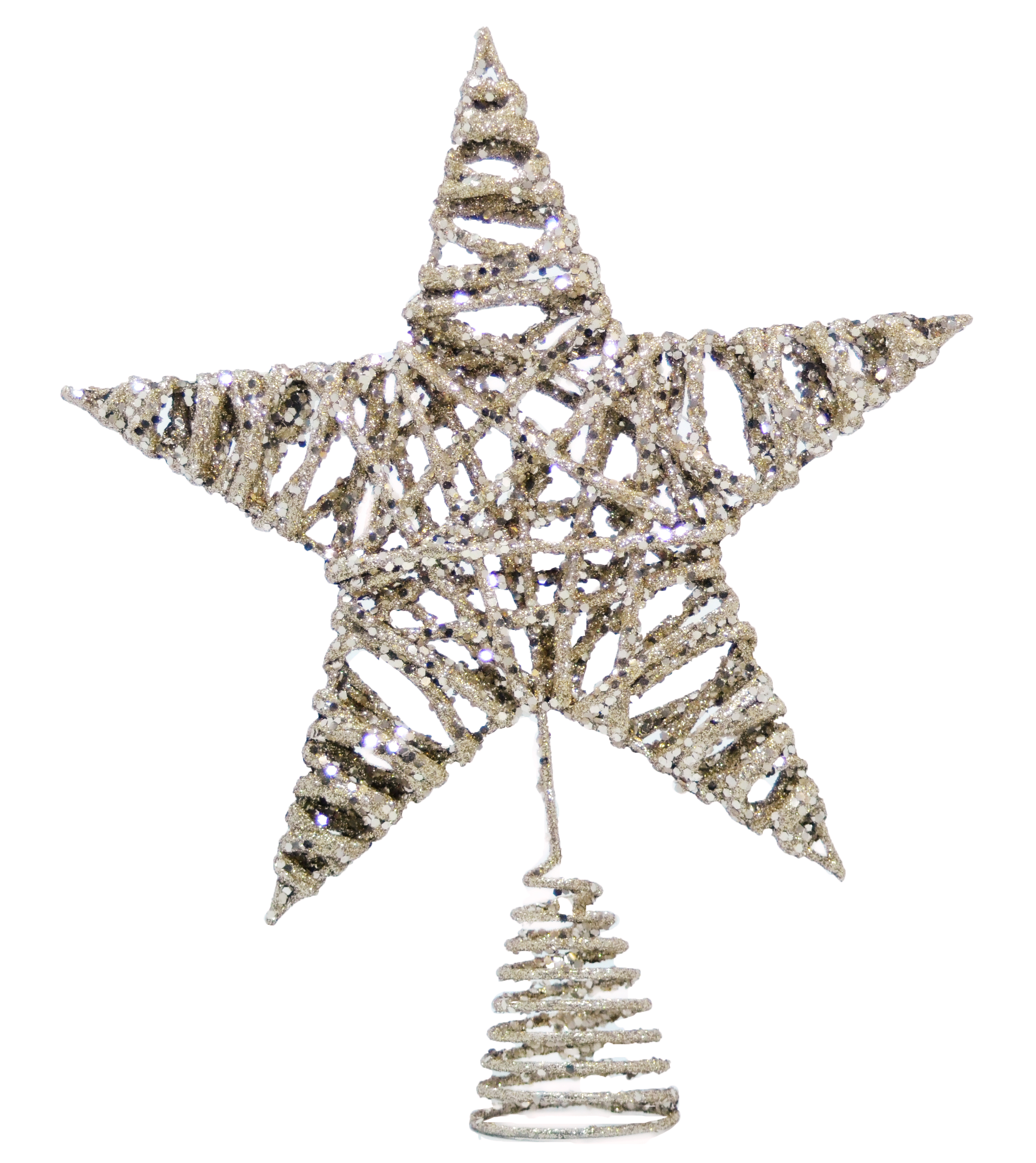 Изображение товара Верхушка на ель снежинка - елочные украшения оригинальное новогоднее украшение