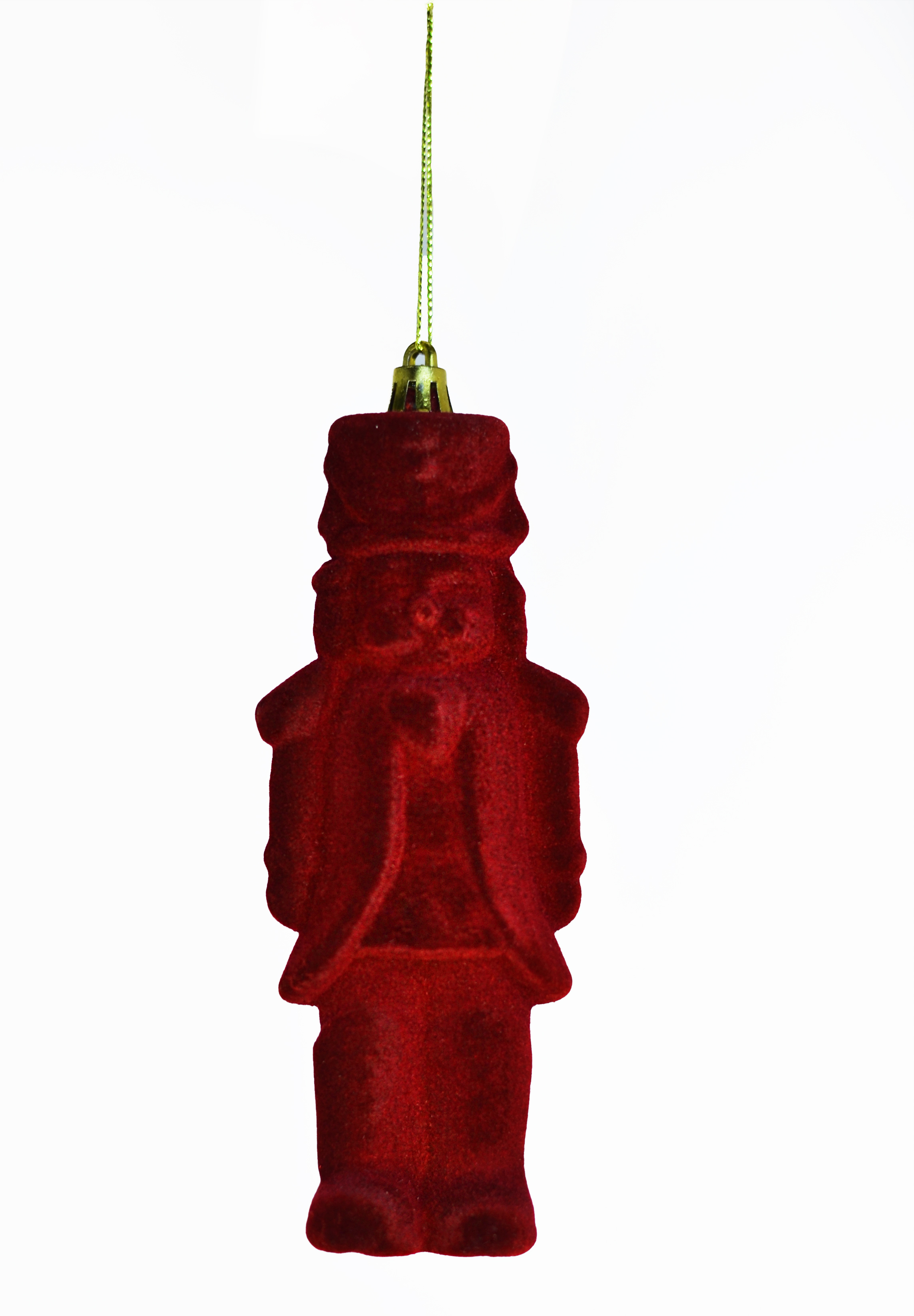 Изображение товара Подвеска солдатик велюр бордо 16 см