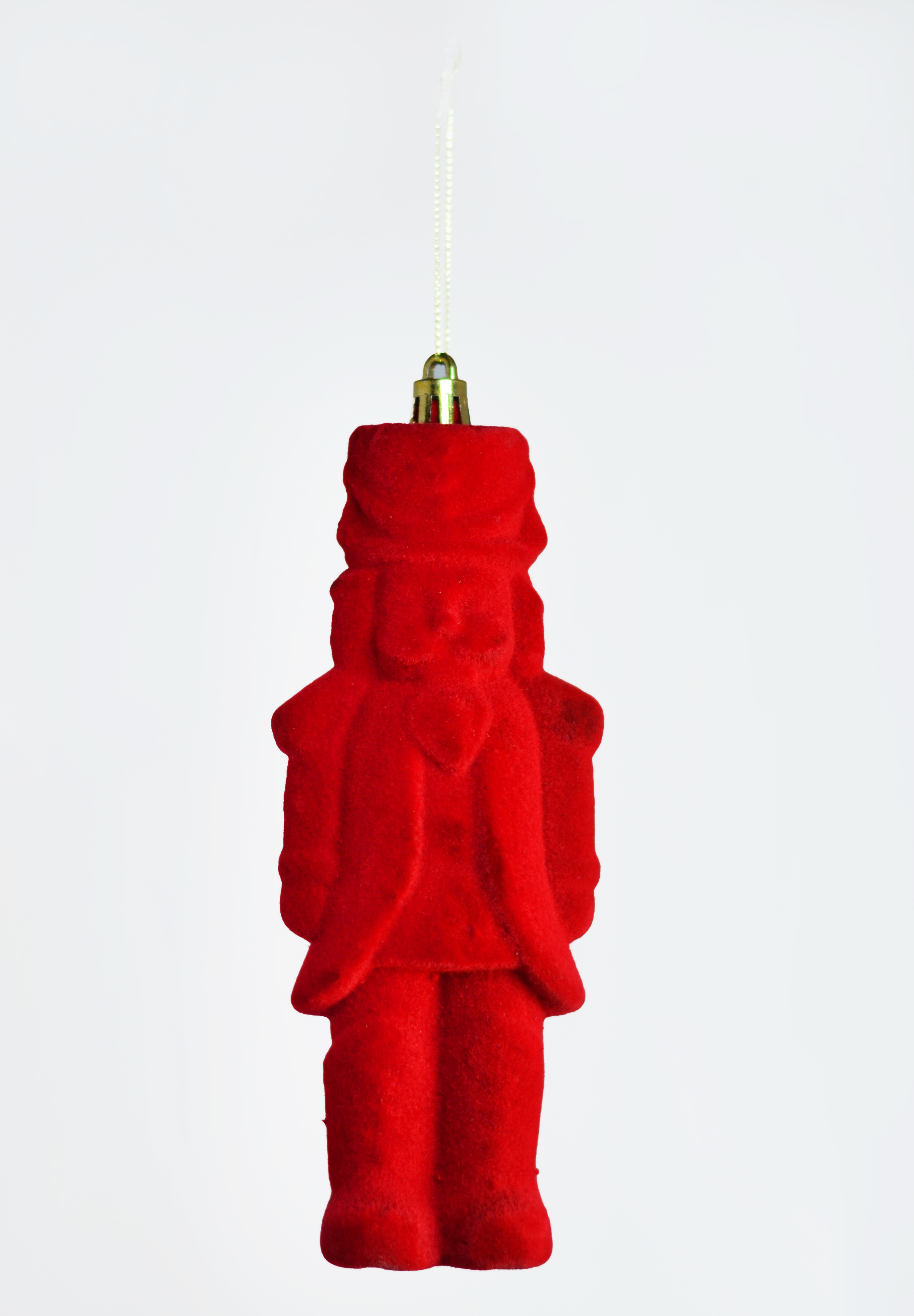 Изображение товара Подвеска солдатик велюр красный 17 см