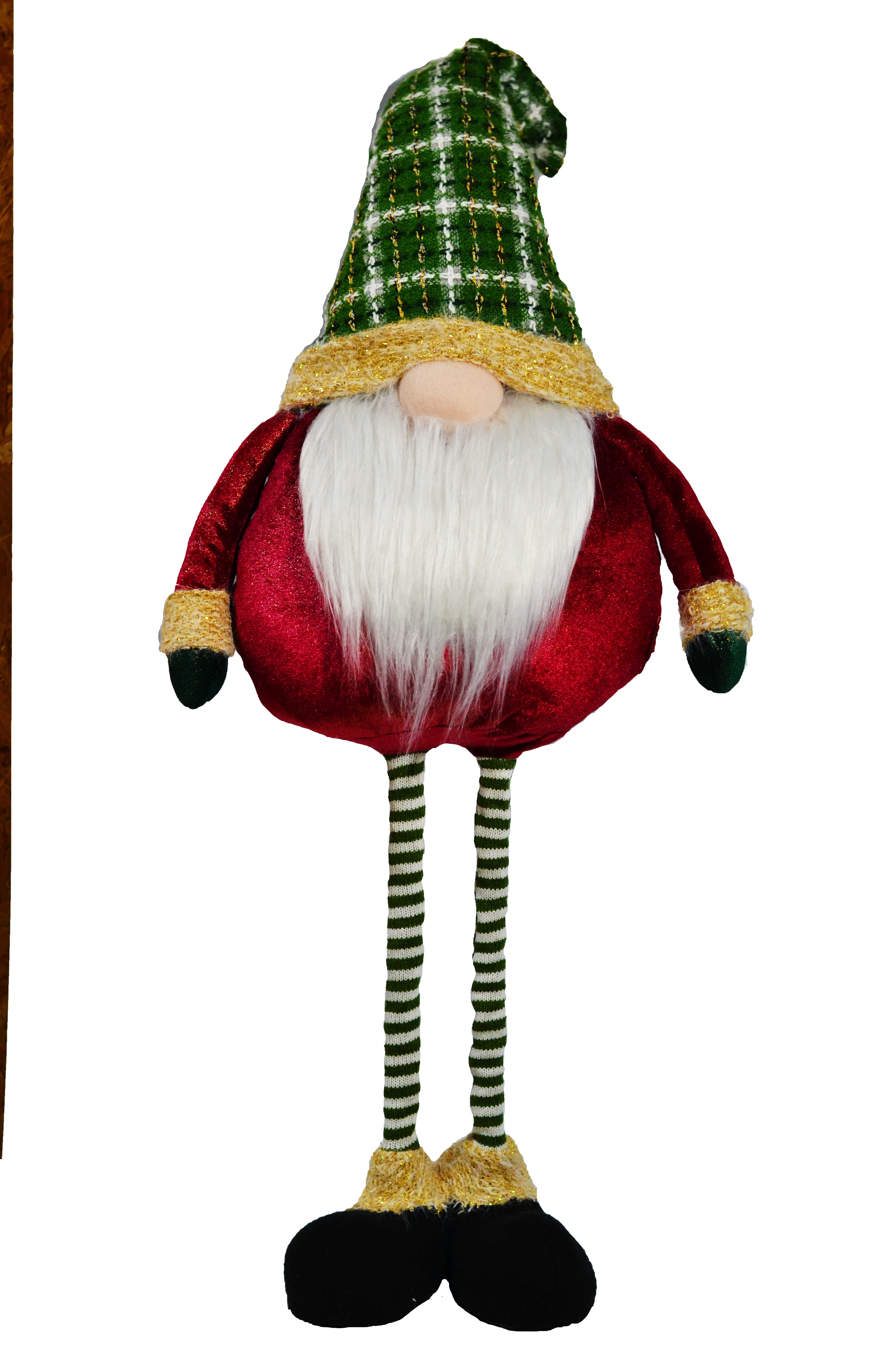 Изображение товара Санта pop-up колпак зел -крас - новогодний аксессуар