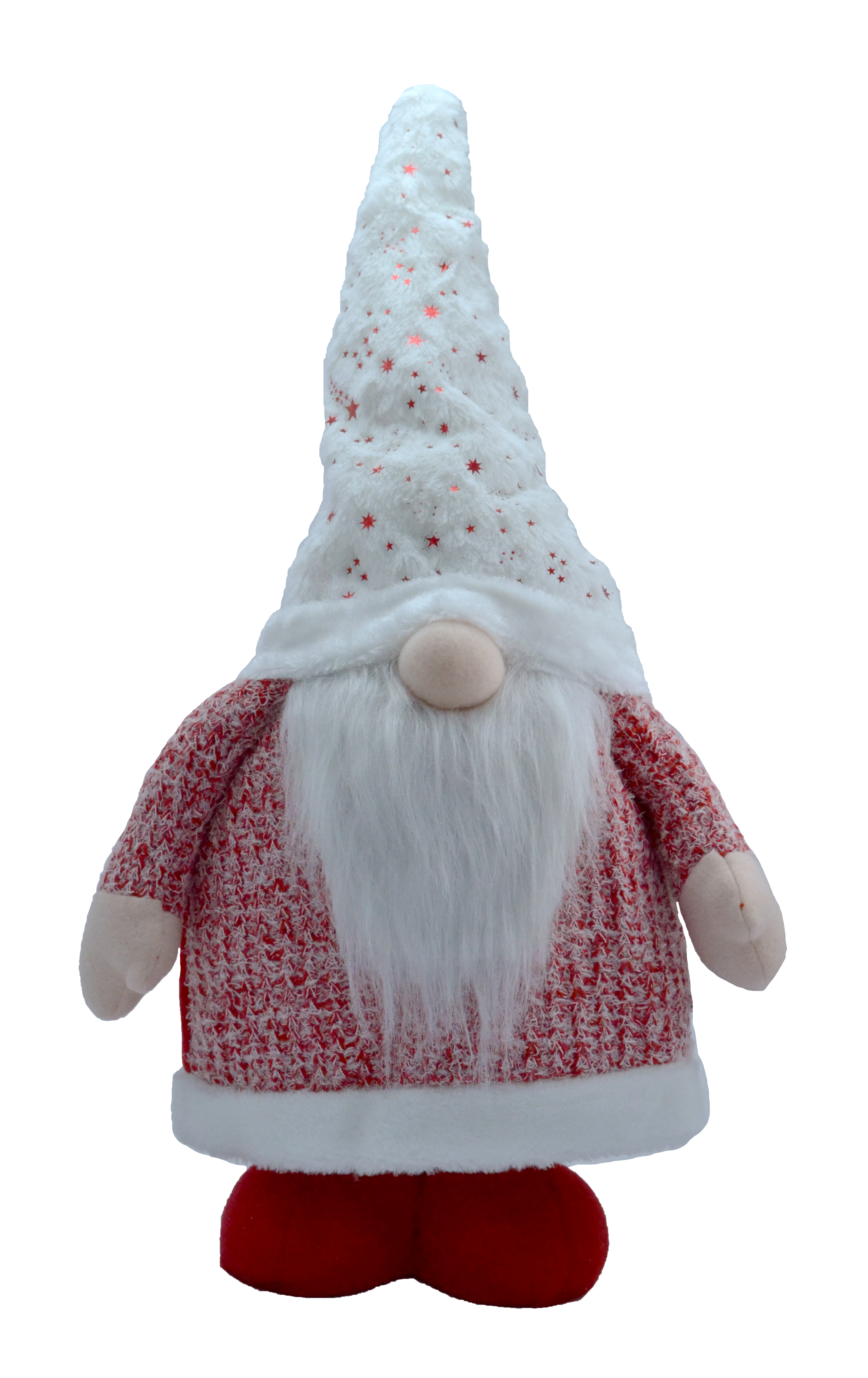 Изображение товара Новогодняя фигура Санта POP-UP  красно-белая 39-69 см для праздников