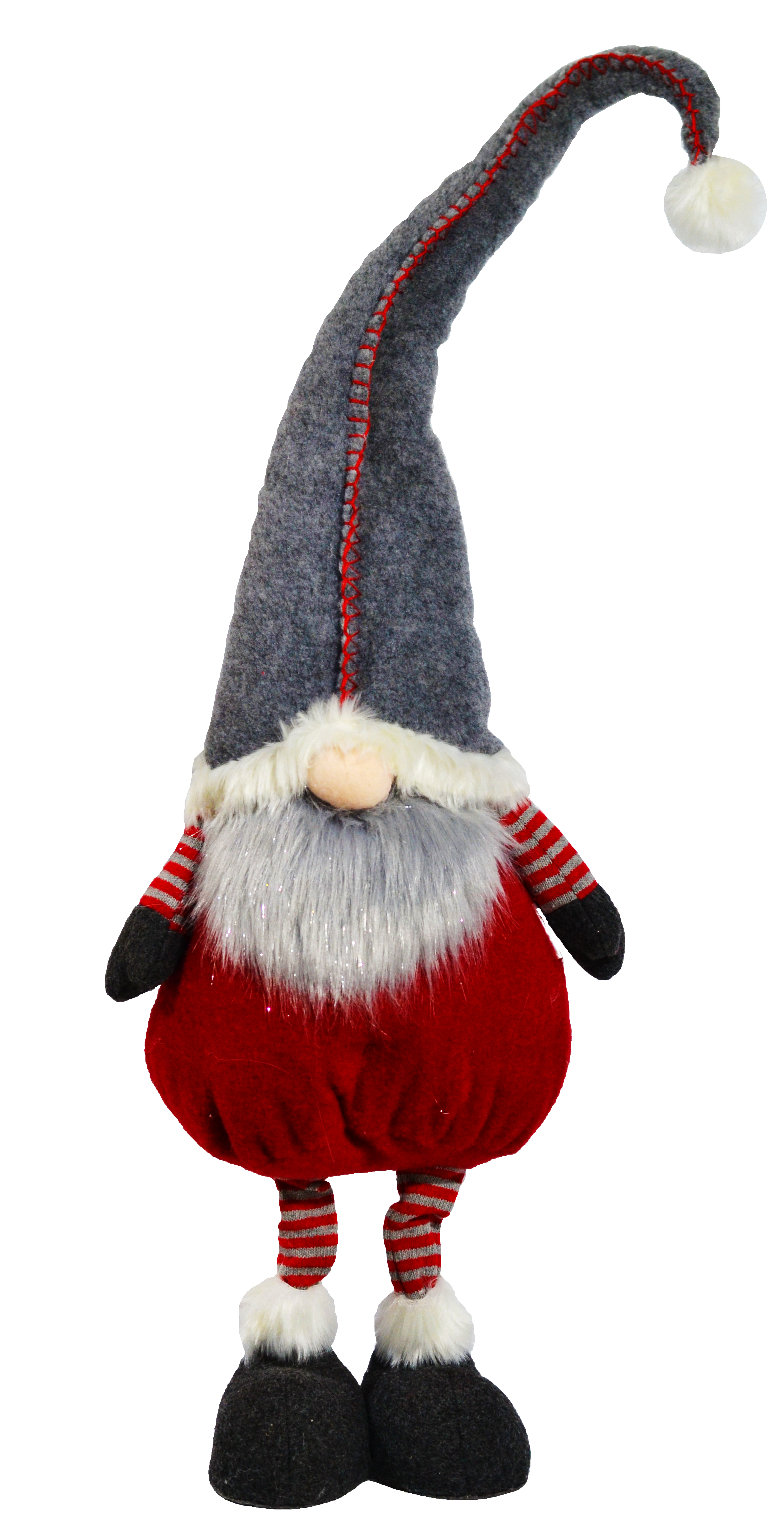 Изображение товара Санта новогод колпак серый