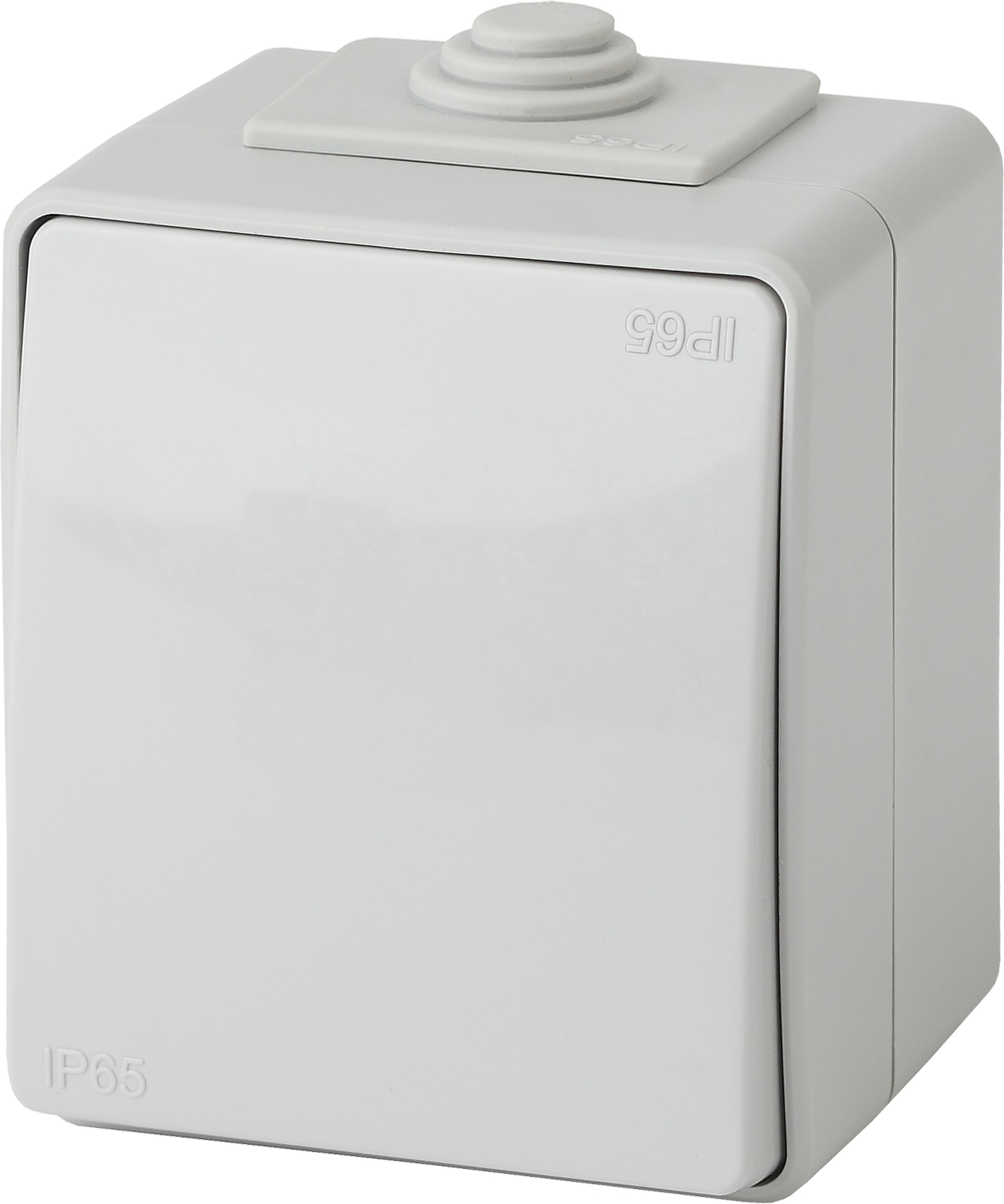 Изображение товара Выключатель 1-клавишный ЭРА Эксперт Б0035972 серый