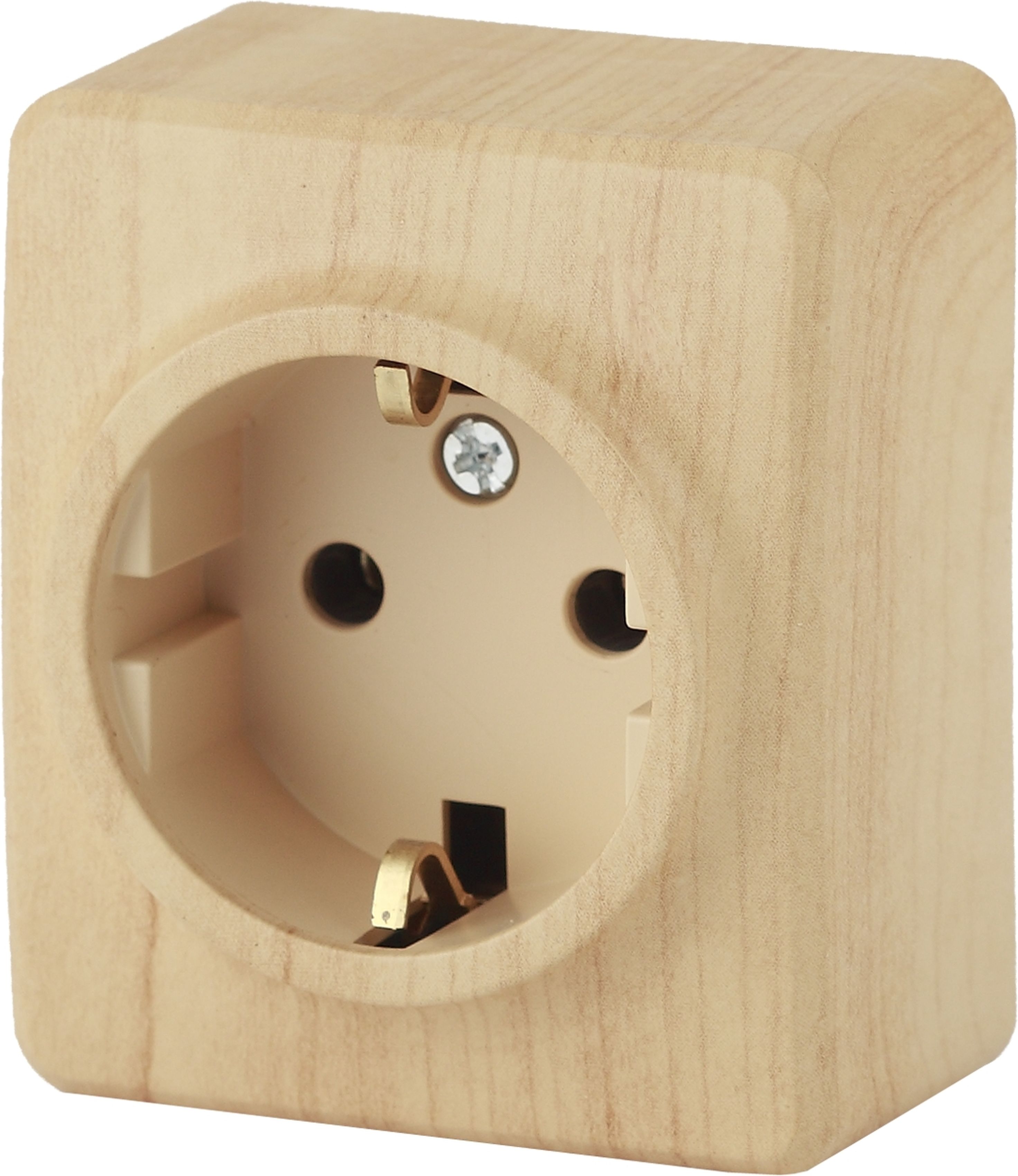 Изображение товара Электрическая розетка ЭРА Эксперт Б0020687 сосна