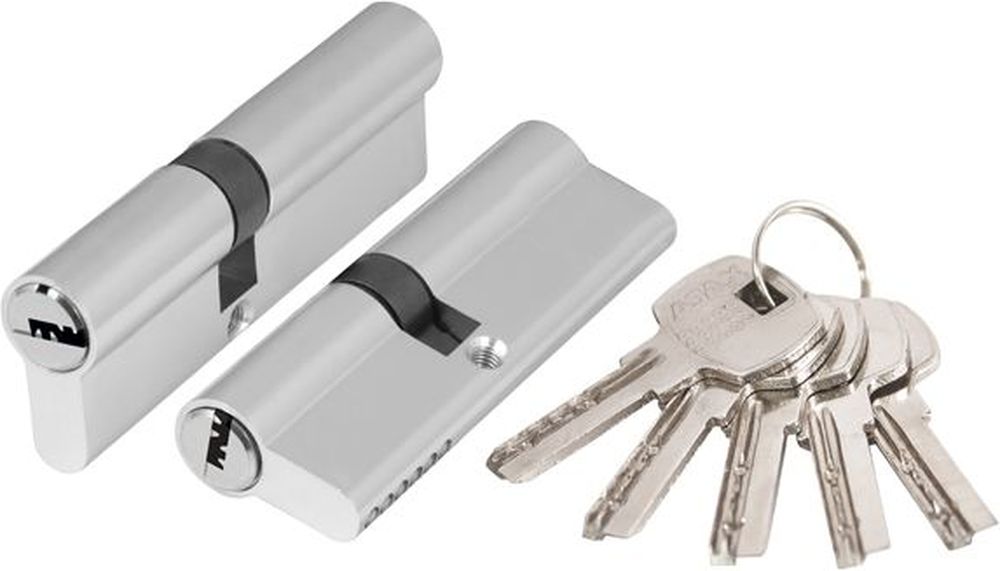 Изображение товара Цилиндровый механизм (AX200/80) AX2000Key80 (35+10+35) CP хром