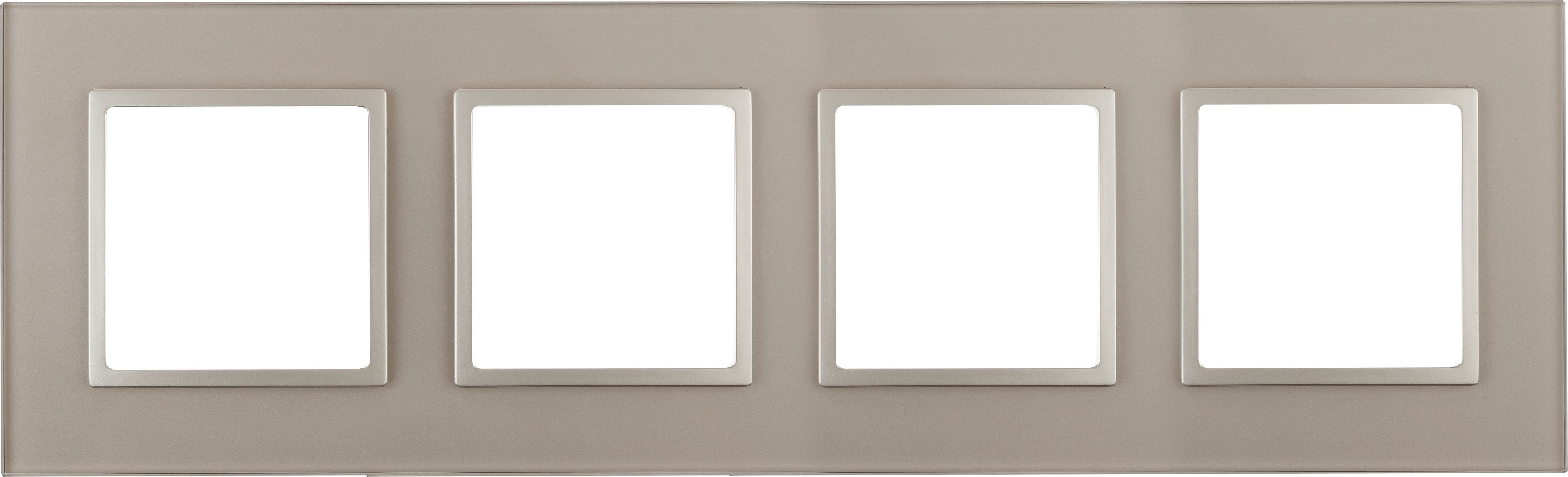 Изображение товара Рамка 4 поста ЭРА Elegance шампань для регулировки и установки