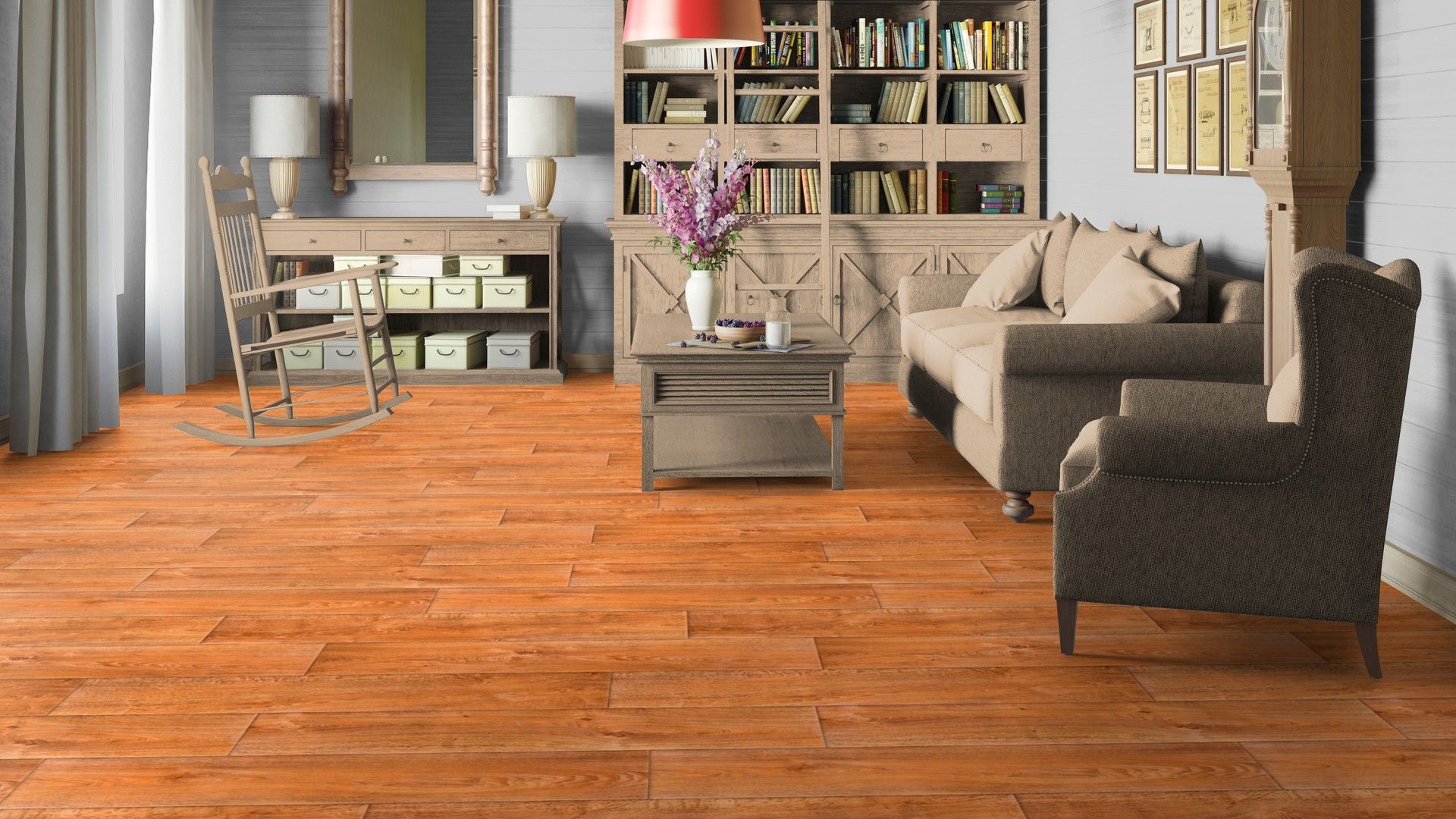 Изображение товара Линолеум Tarkett ФАВОРИТ КВЕБЕК 1 3,5 м - коричневый бытовой линолеум