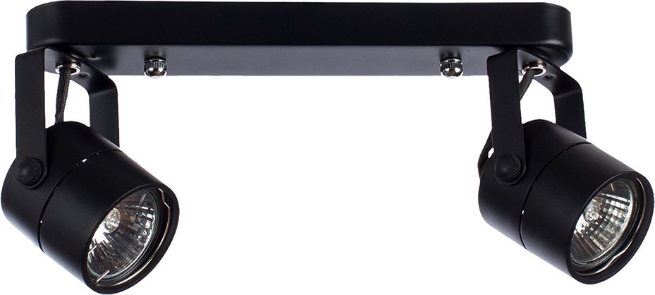 Изображение товара СПОТ ПОВОР ЧЕРНЫЙ MIZAR 2ХGU10Х50W современный настенно-потолочный светильник