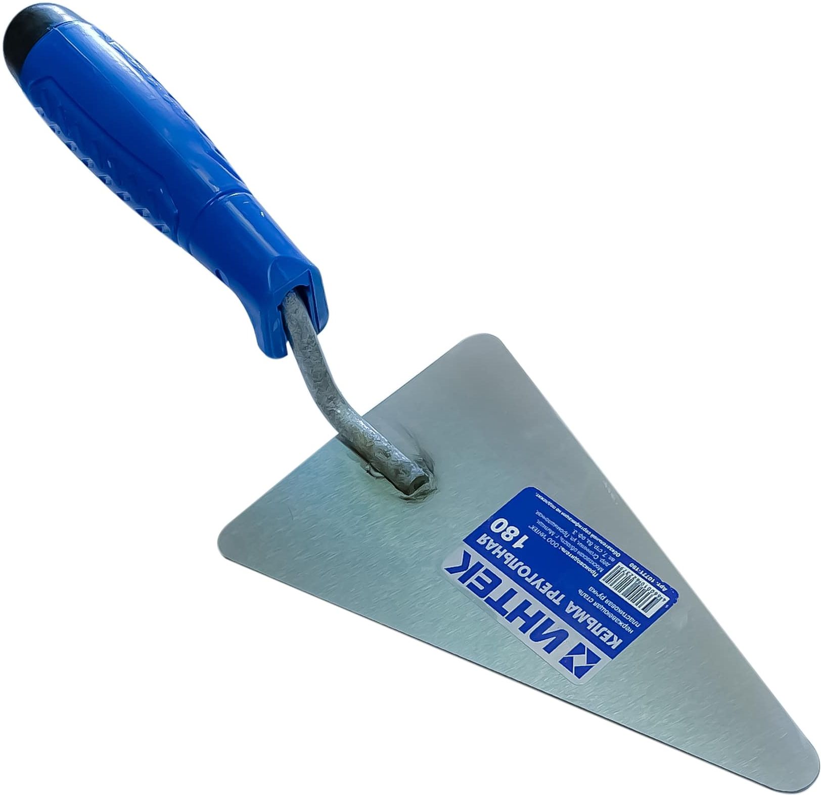 Изображение товара Кельма треугольник ИНТЕК 180 мм - надежный инструмент для строителей