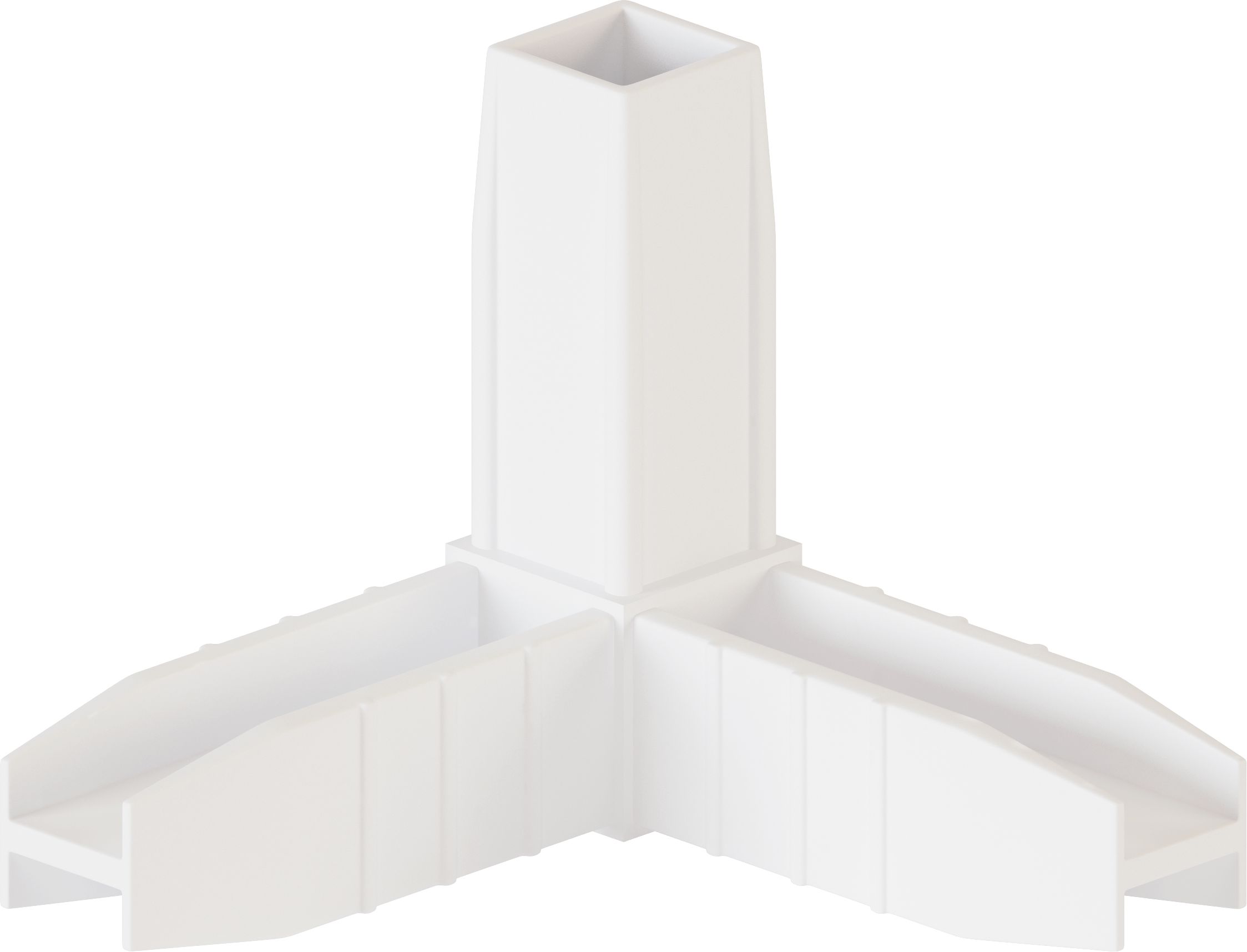 Изображение товара Коннектор 3 НАЙДИ белый для каркасной системы