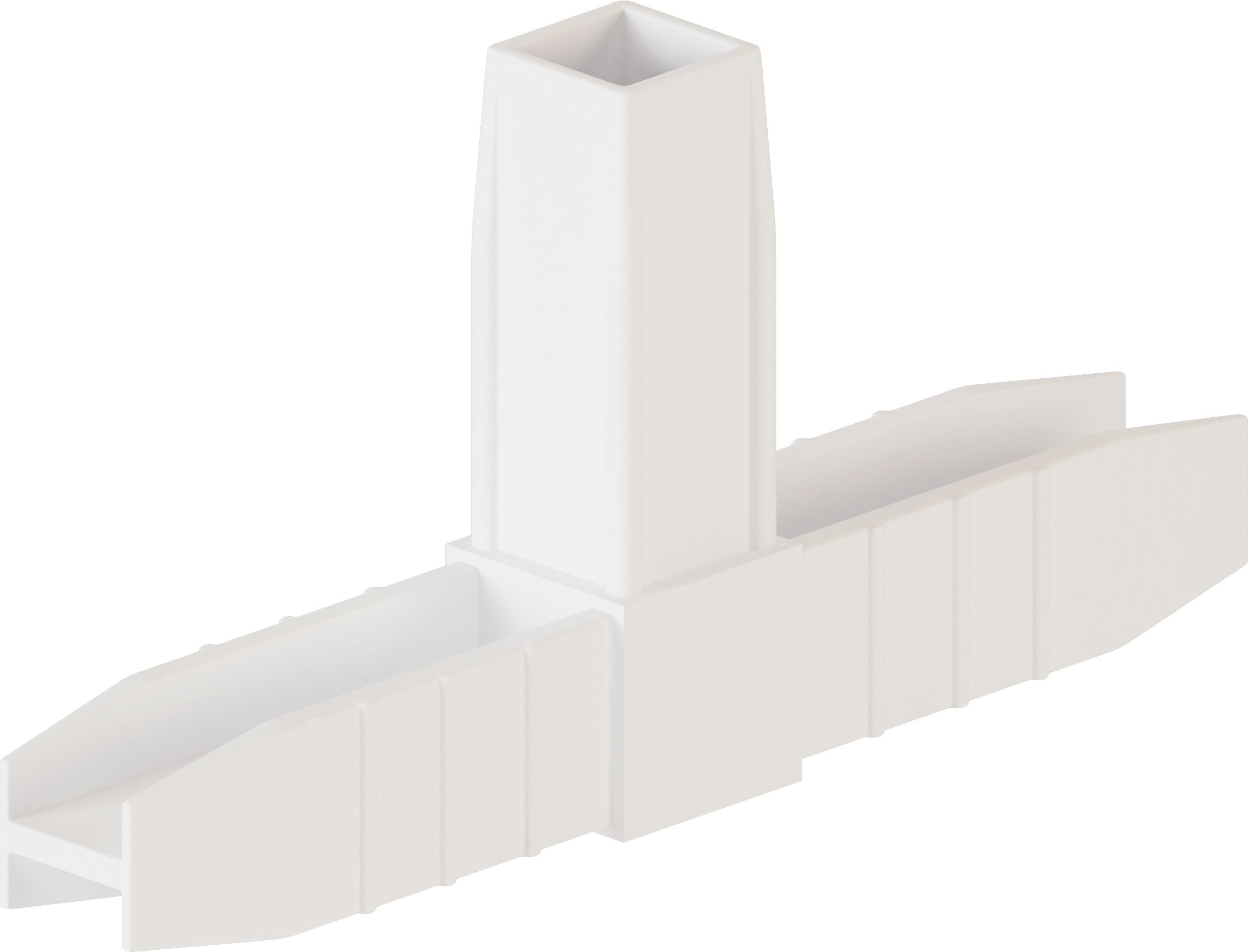 Изображение товара Коннектор 3 НАЙДИ 2D белый - соединитель для каркасных систем