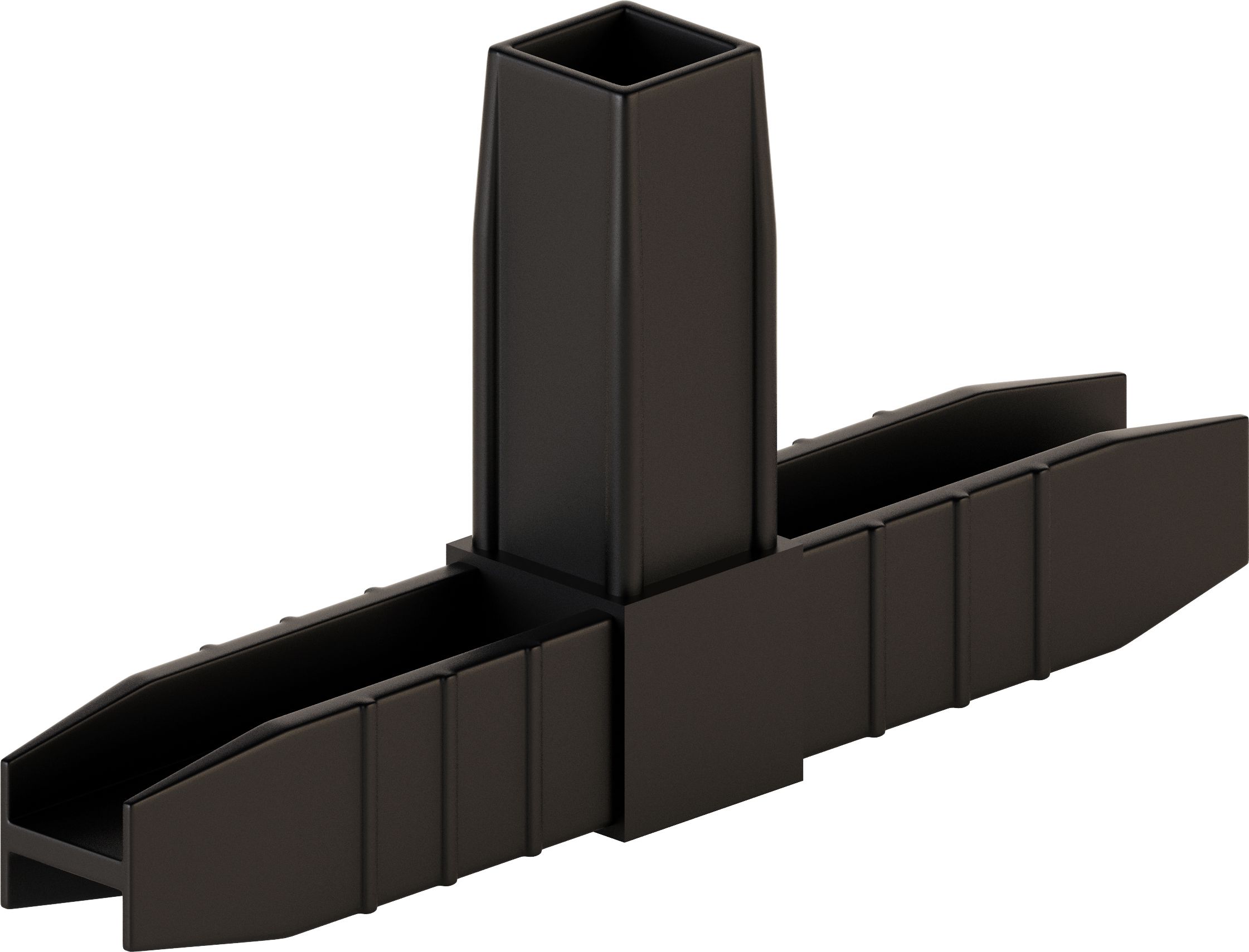 Изображение товара Коннектор 3 НАЙДИ 2D черный для каркасных систем влагостойкий