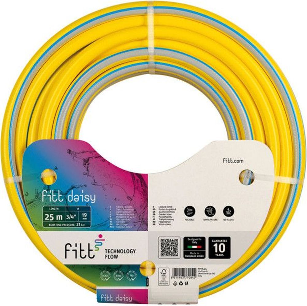 Изображение товара Шланг для полива FITT 214996 Daisy 3/4" 2 5м 21 бар