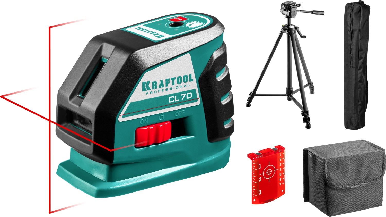 Изображение товара Лазерный нивелир KRAFTOOL CL-70 #3 для точных строительных разметок