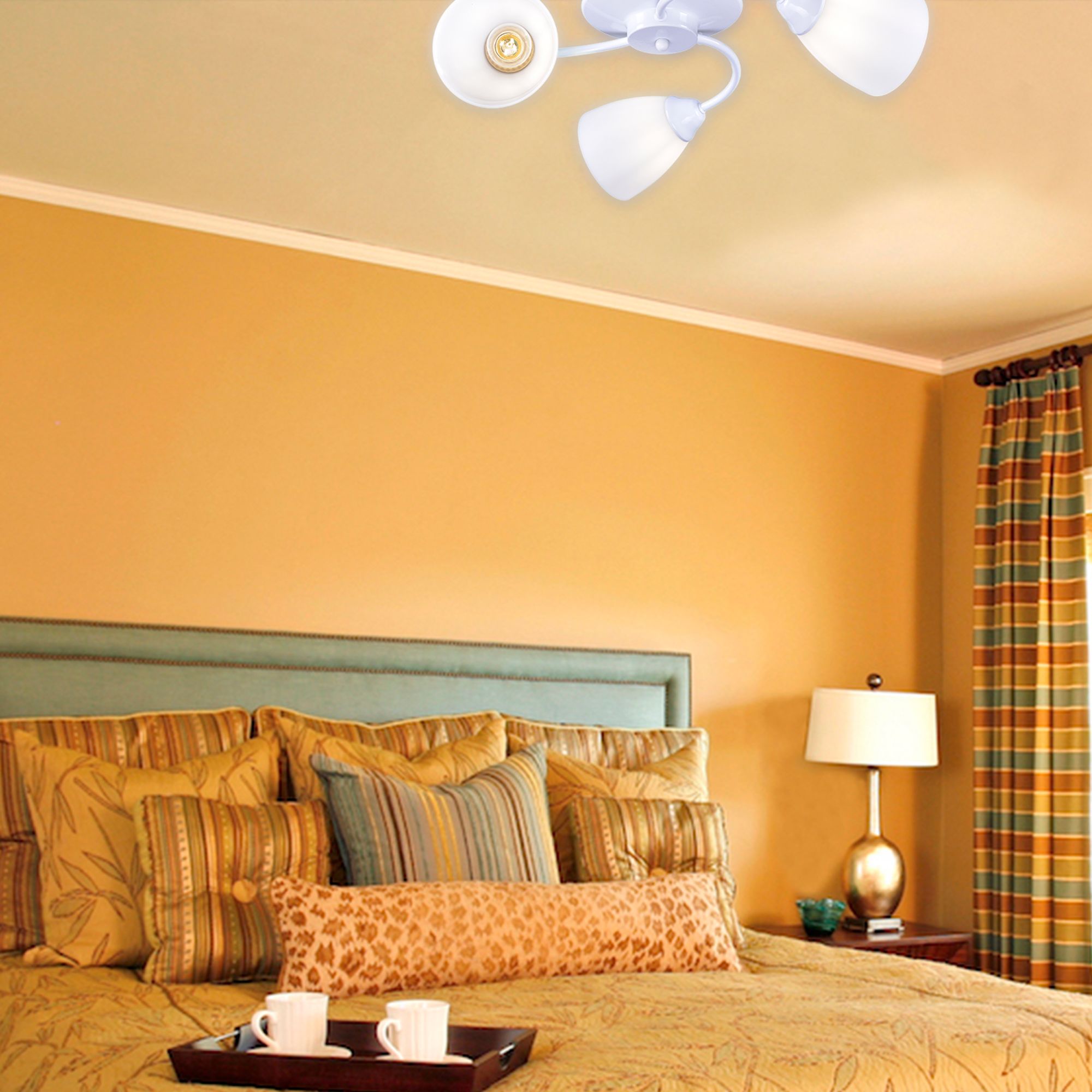 Изображение товара Светильник потолочный 42х42х24 Белый E27