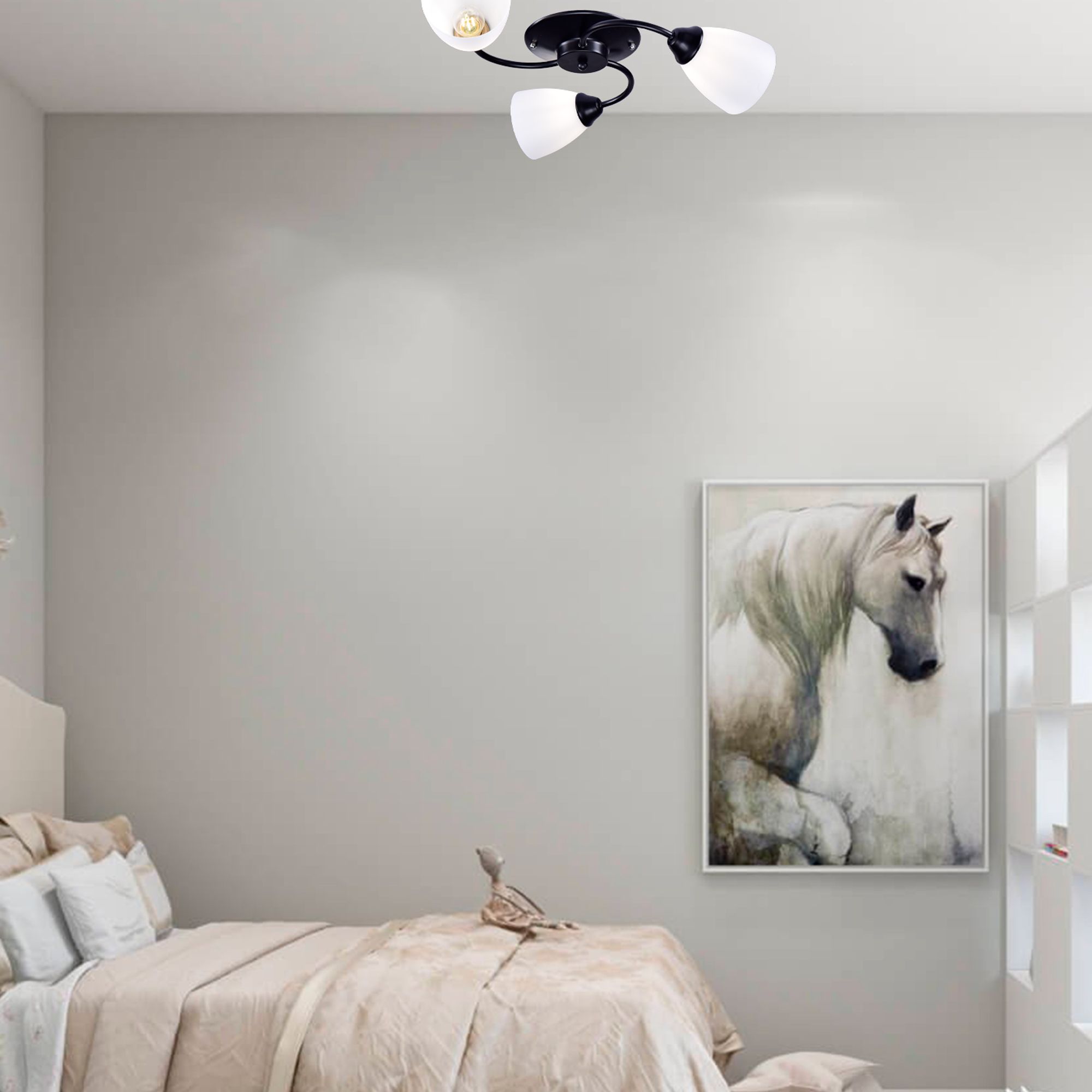 Изображение товара Светильник потолочный 42х42х24 Черный