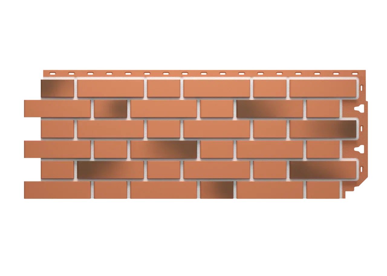 Изображение товара Панель Docke Standard флемиш красный жженый 1095 мм рельефная фасадная сайдинг панель