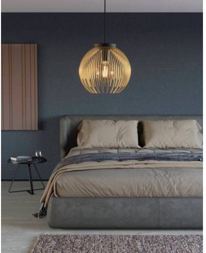 Изображение товара Подвес 1х40WхE27 venezuela черн/золот