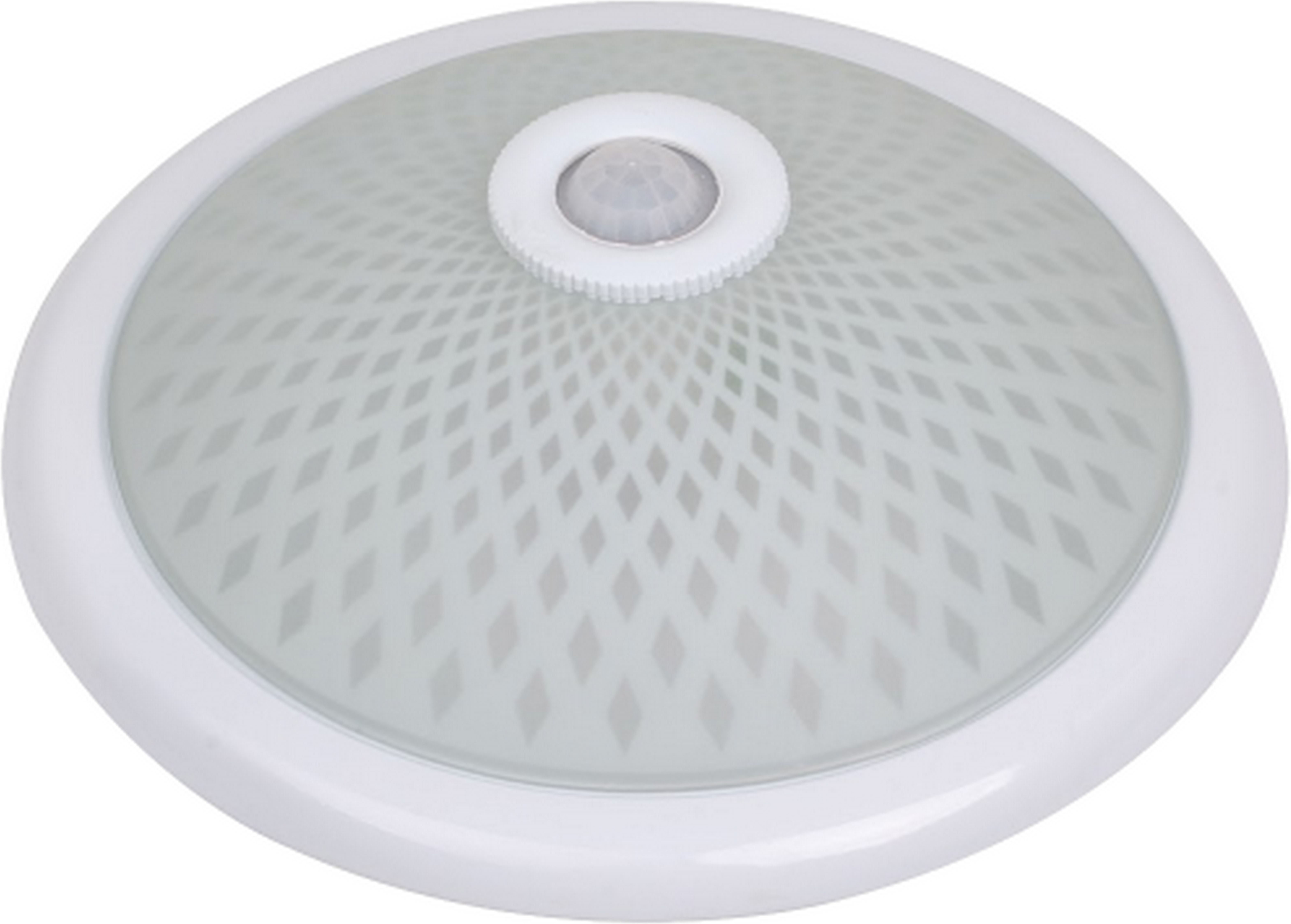 Изображение товара Потолочный светильник с датчиком движения и двумя лампами E27, белый, IP20