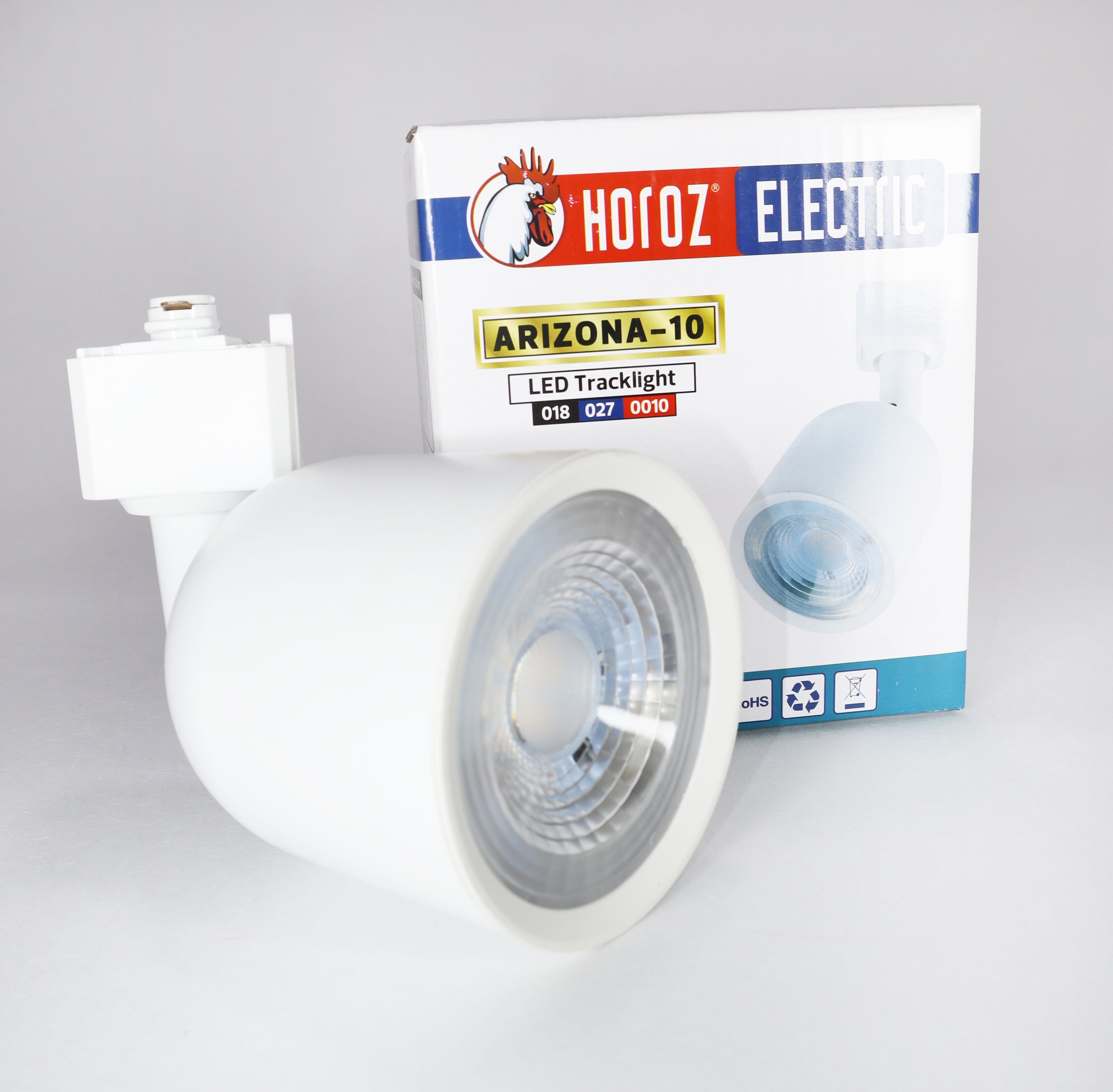 Изображение товара Трековый светильник ARIZONA-10 10W белый цилиндр LED для внутреннего освещения