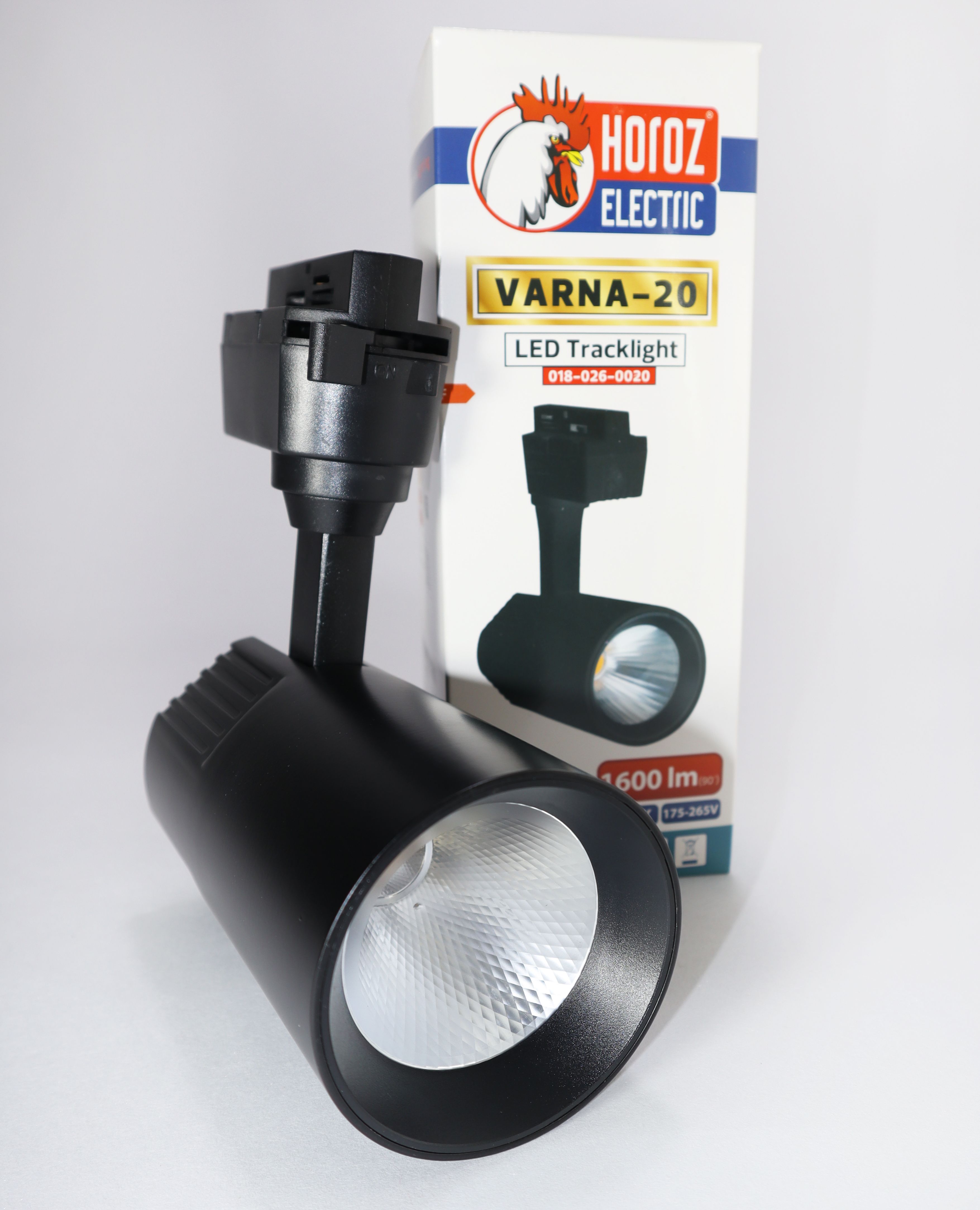 Изображение товара Трековый cветильник VARNA-20 018-026-0020 HRZ33000884 20W 72х125х160 мм