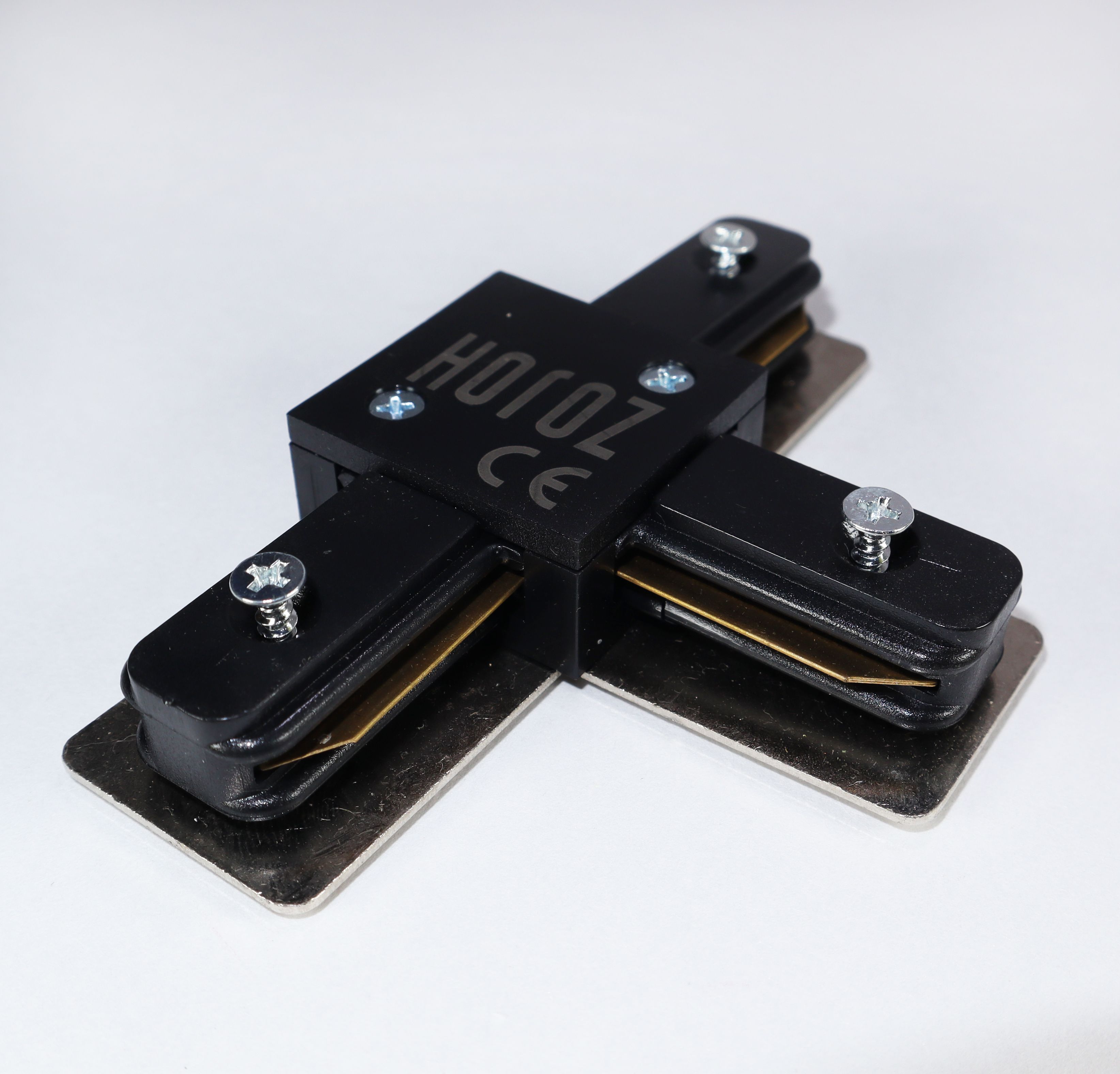 Изображение товара Соединитель шинопровода черный Т-образный однофазный T-Connector HRZ00000904