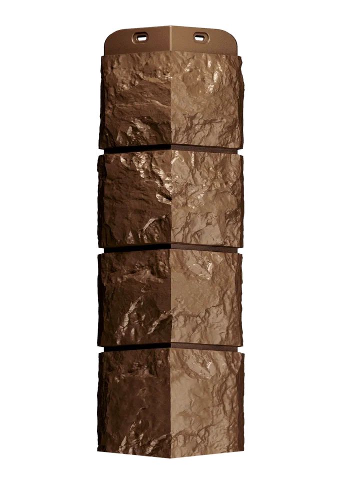 Изображение товара Docke LUX Угол BERGART Кедровый орех для сайдинга под камень