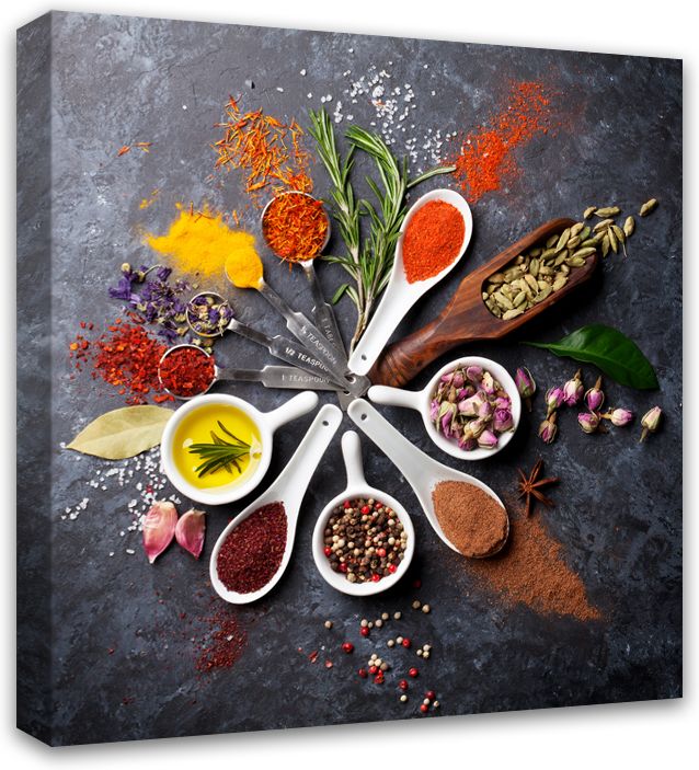 Изображение товара Печатная картина на деревянном подрамнике Симфония Специи 40х40 см