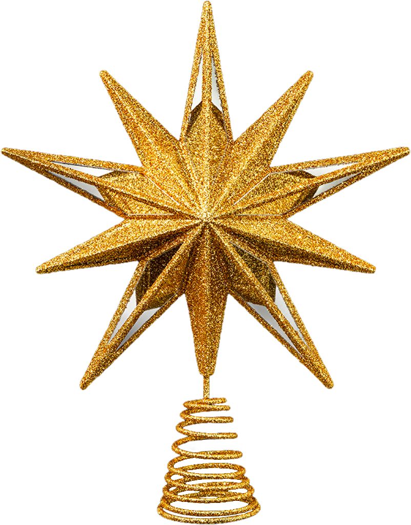 Изображение товара Верхушка ErichKrause Decor Звезда зеркальная 30 см для крупной елки
