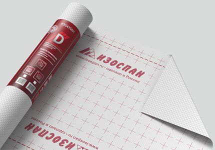 Изображение товара ИЗОСПАН D паро-гидроизоляция повышенной прочности 15 м2