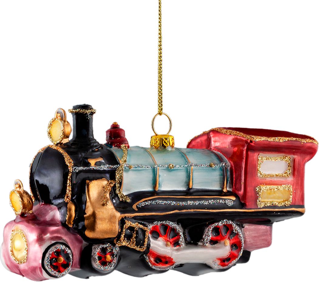 Изображение товара Украшение ErichKrause Decor Ретро-паровоз 13 см из стекла