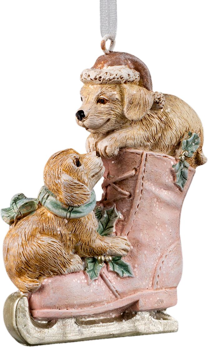 Изображение товара Украшение ErichKrause Decor Собачки 8 см для новогоднего интерьера