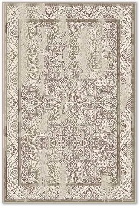 Изображение товара Ковер GEO 7883 80x150 ворсовый прямоугольный бежевый для дома