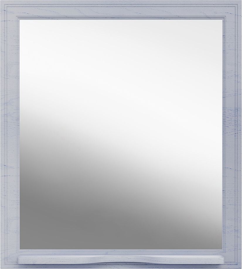 Изображение товара Зеркало Монте 75 серое прямоугольное для ванной с МДФ рамой