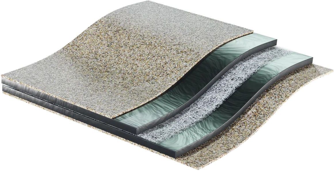 Изображение товара Подкладочный ковер Docke STANDARD SAND, 15 м для кровельных работ