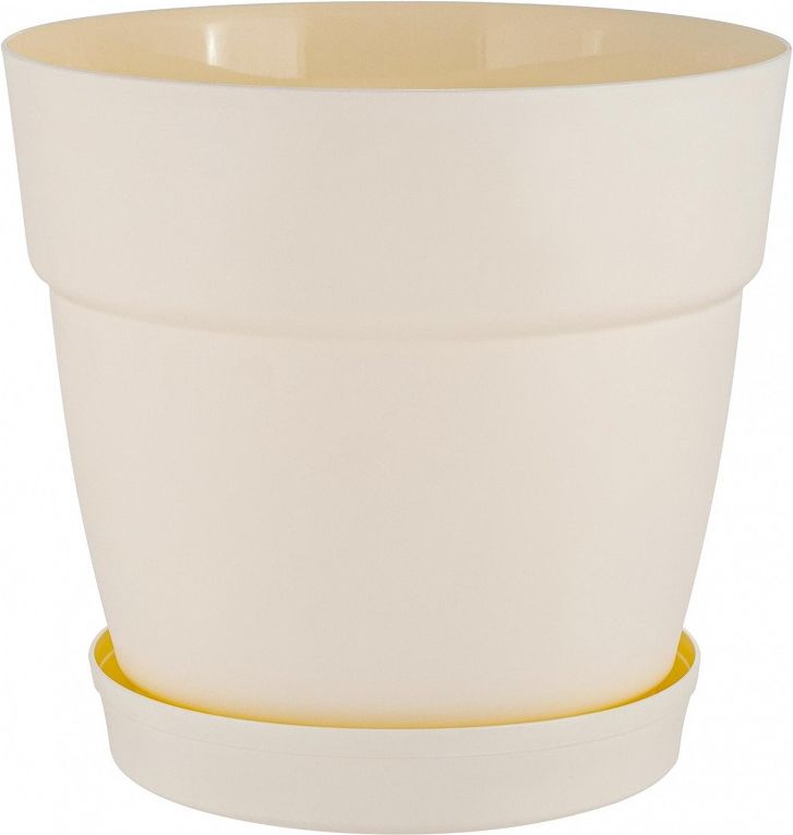 Изображение товара Горшок InGreen Villa de Fiori D170 2 л полипропилен белоснежный жасмин