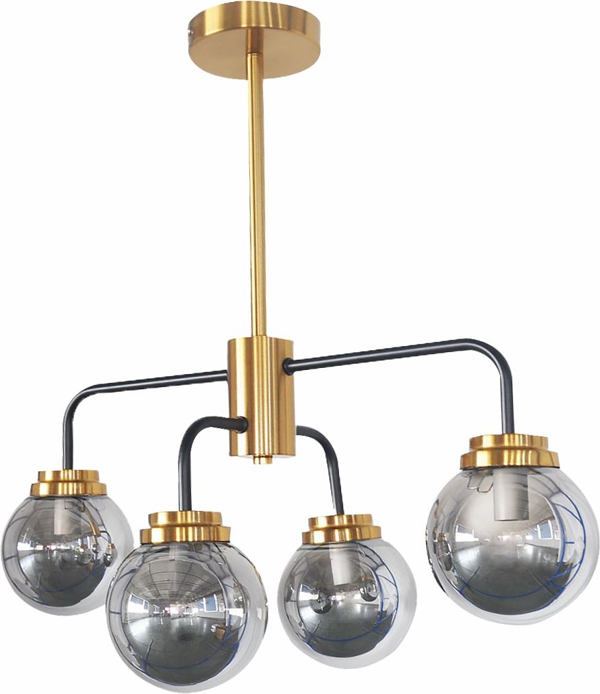 Изображение товара Люстра свет-к под патрон LE CH ARTGLASS E14x4 современная потолочная люстра