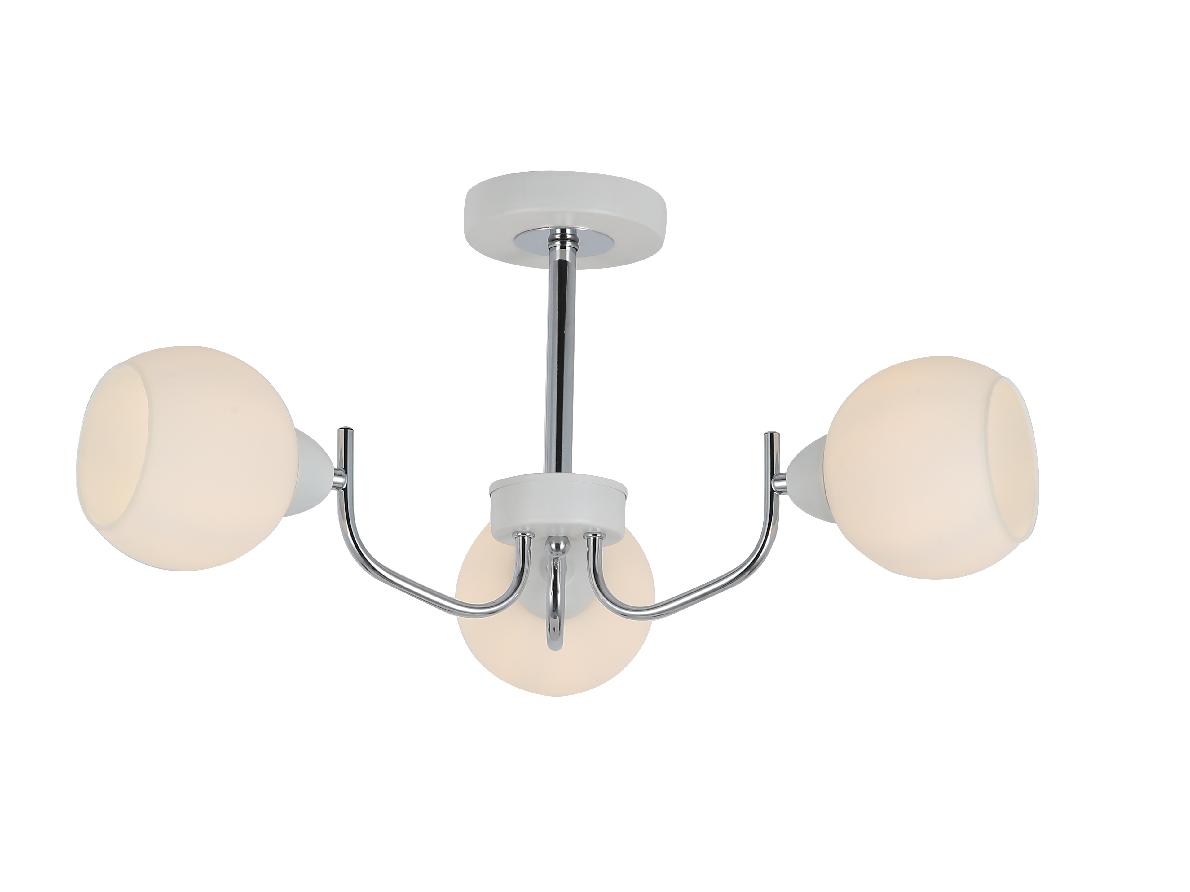 Изображение товара Люстра потолочная E27 5641/3C COMFI LN23 белый, хром 3*60W