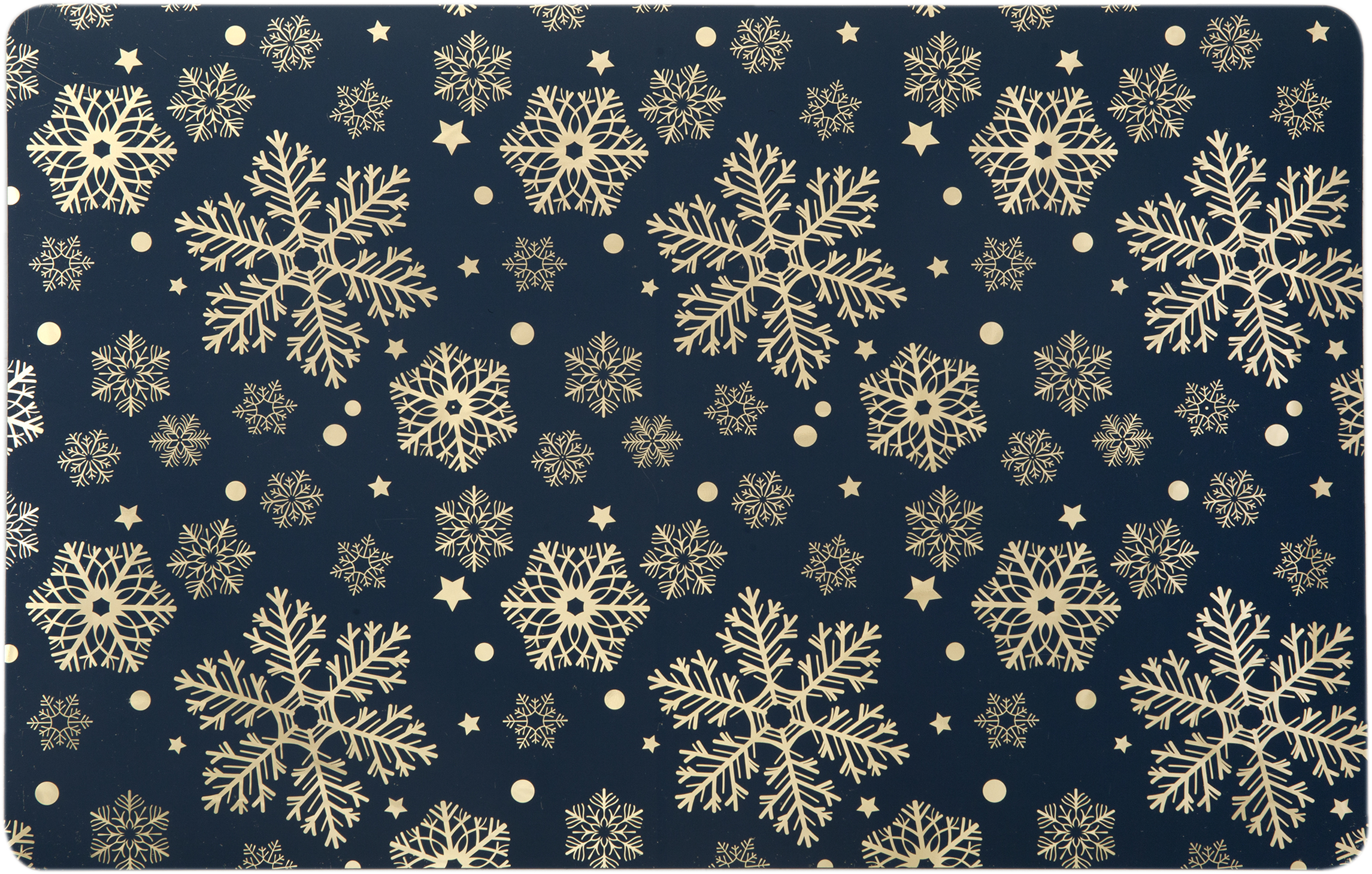 Изображение товара Салфетка под металл снежинки синяя