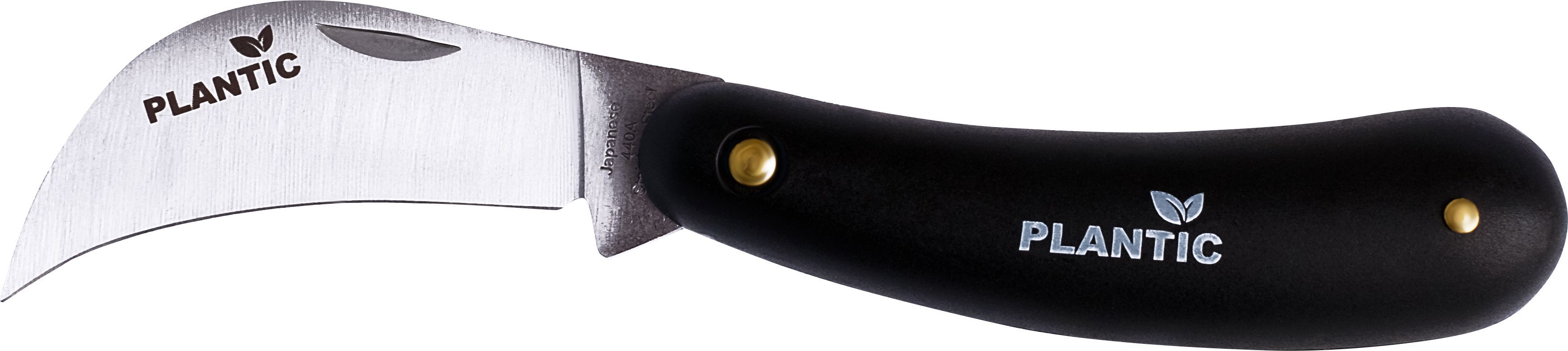 Изображение товара Изогнутый нож для прививок Plantic с нержавеющей сталью и рукояткой из FiberGlass