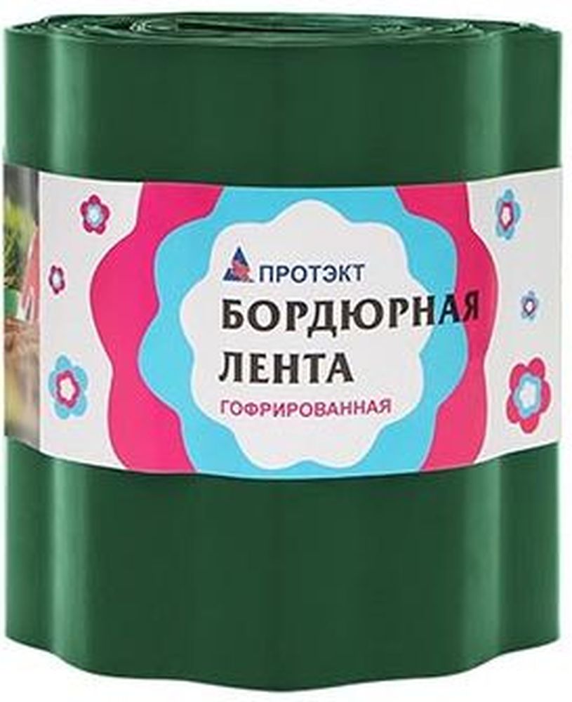 Изображение товара Лента бордюрная гофра хаки 20 см, 9м