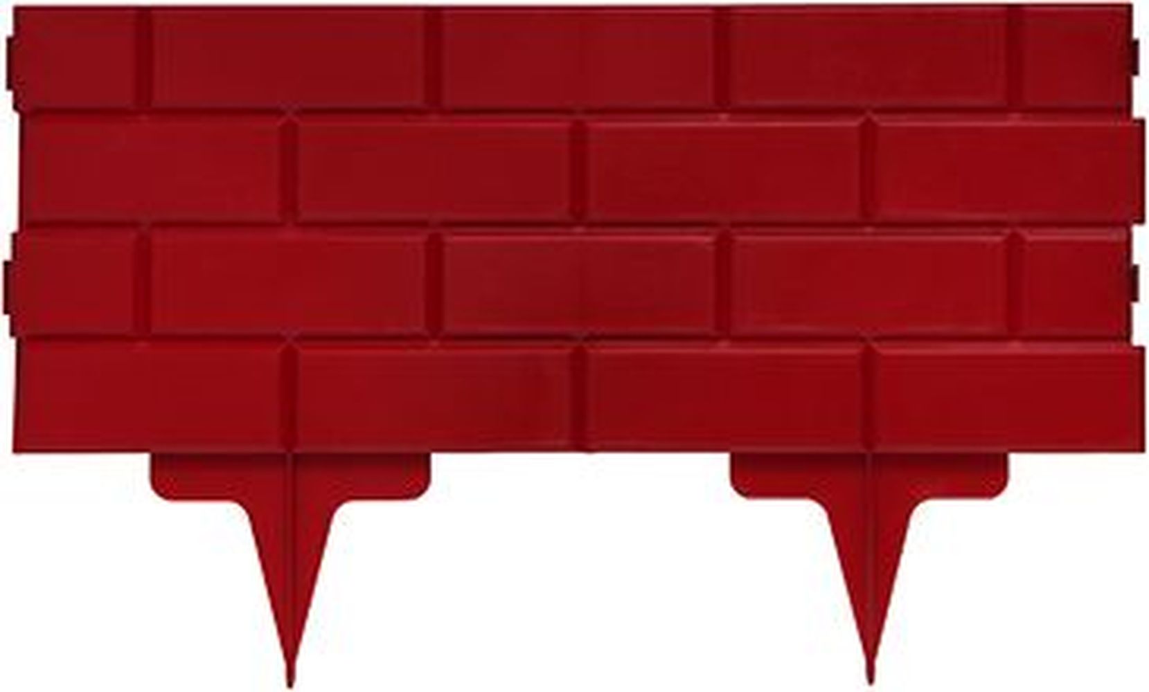 Изображение товара Ограждение садовое кирпич терракот 1 шт