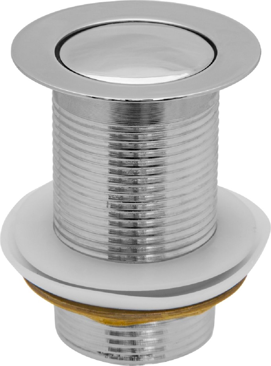 Незапираемый донный клапан с решеткой villeroy & boch 68090001. Донный клапан santera st904cc click-clack 1/4 для раковин без перелива, хром. Клик клак без перелива. Донный клапан rea rea-a5217. Клик клак без перелива.