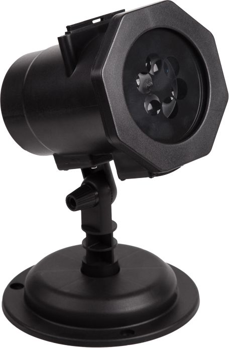 Изображение товара Led проектор, 12 сменных слайдов, цвет rgbw, 12в Черный