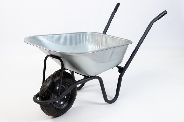 Изображение товара Тачка садовая Павловская заря одноколесная 110 л металлическая рама