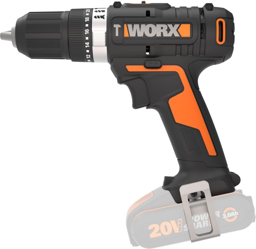 Изображение товара Аккумуляторная дрель WORX WX370.9 20В высокая мощность и надежность