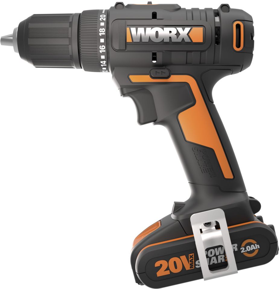 Изображение товара Дрель аккумуляторная Worx WX108 20В с аккумулятором 2Ач